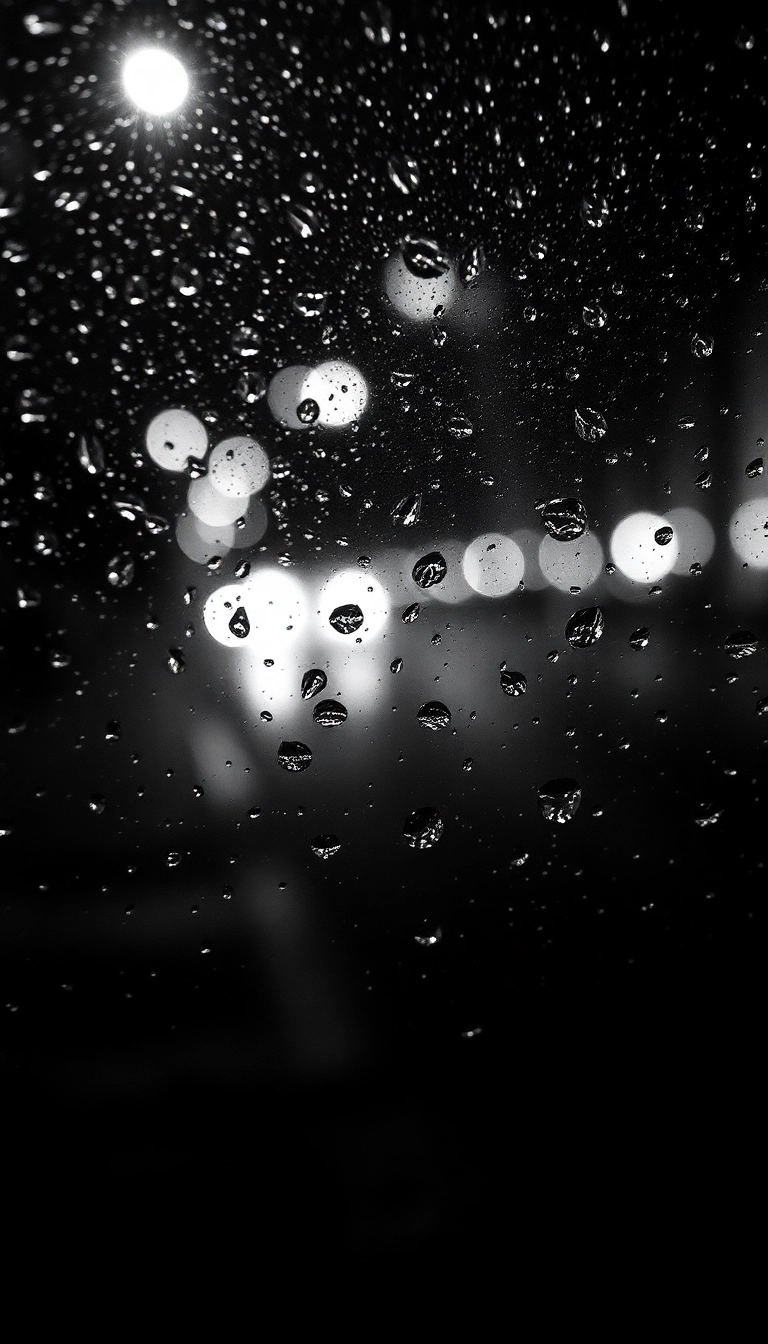 HD iPhone Night Car Rain Luxury Background Royalty-Free Image